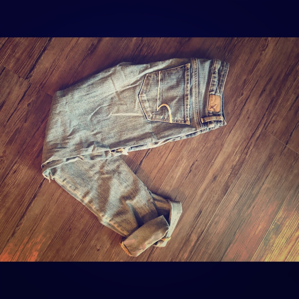 American Eagle destroyed jeans